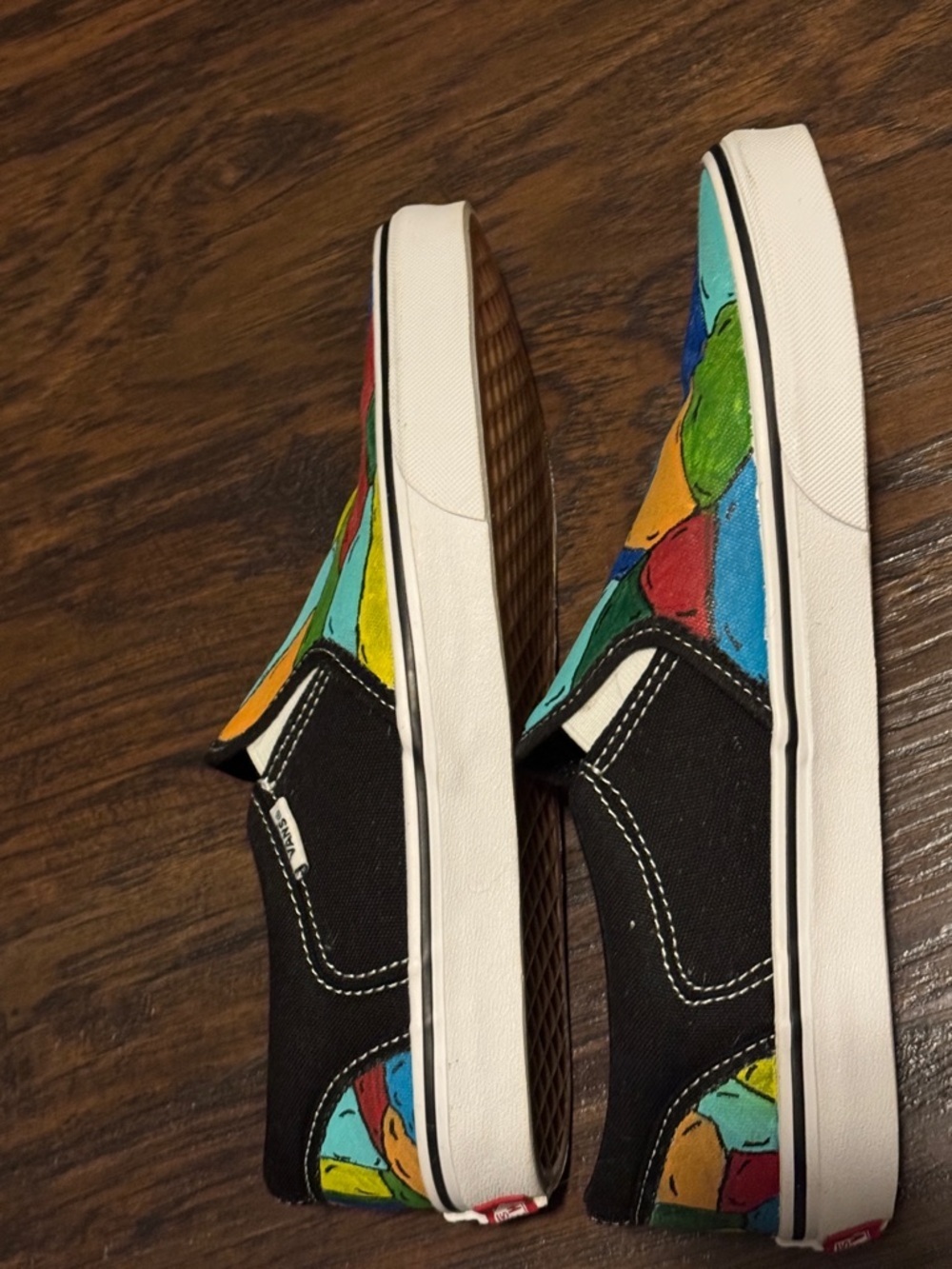 Vans Slip-On Sneakers in Multicolor Patchwork - Picture 9 of 12